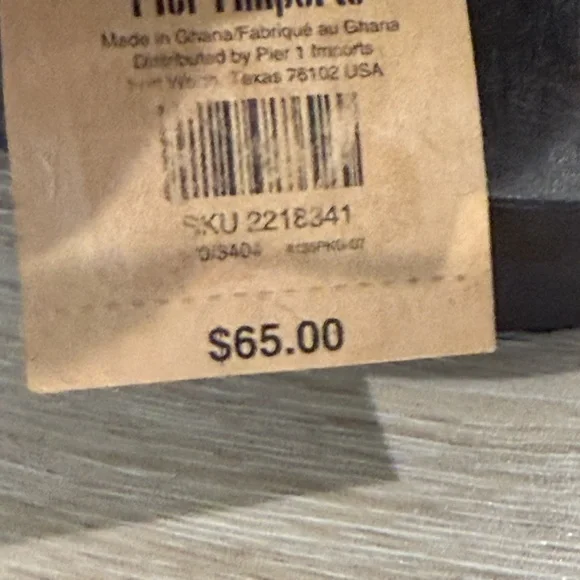 Pier 1 Hand Carved Wood “Kalao”, Bird Art Sculpture with Tag. - Picture 11 of 12